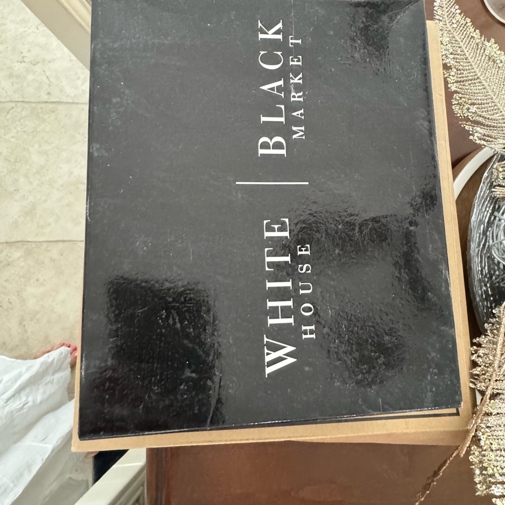 3 inch heel mules black and silver